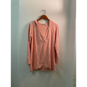 Tommy bahama pink pullover hoodie size s